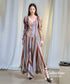 Panel Stripe Volume Dress